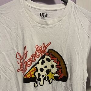 DISNEY PIXAR UNIQLO UT  Women's Med Sheriff Woody  PIZZAT-Shirt
